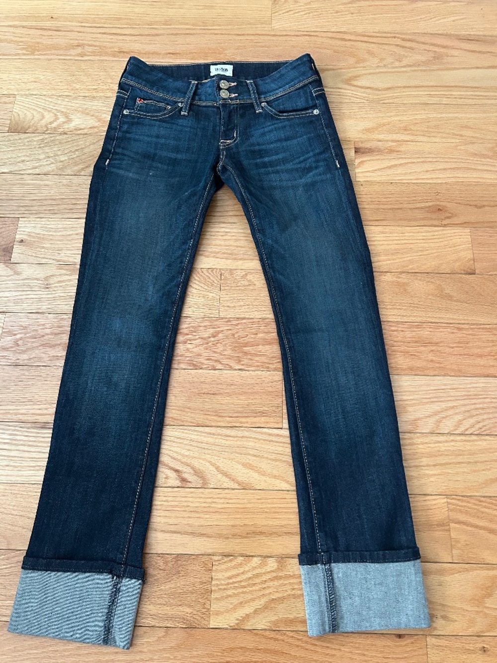 Women’s Hudson Ginny Crop Straight With Cuff Jeans